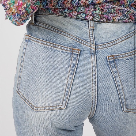 WeWoreWhat by Joes Jeans The Danielle High Rise Button Fly Vintage Wash Jeans 24 - Picture 3 of 11